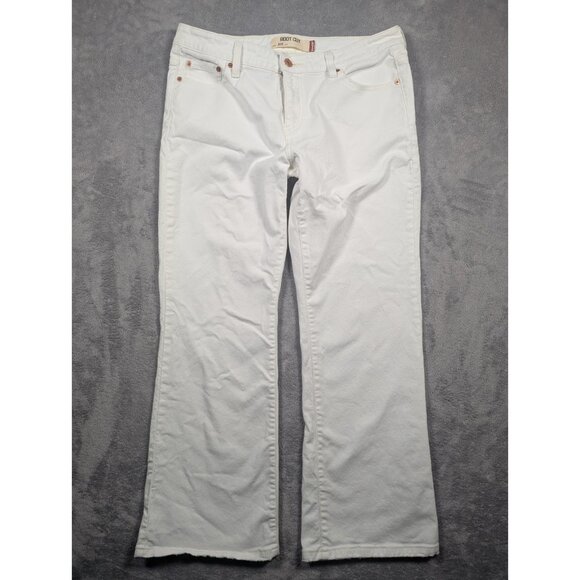 Levi's Denim - Levis 515 Jeans Womens Size 14 White Denim Classic Bootcut Western Bohemian